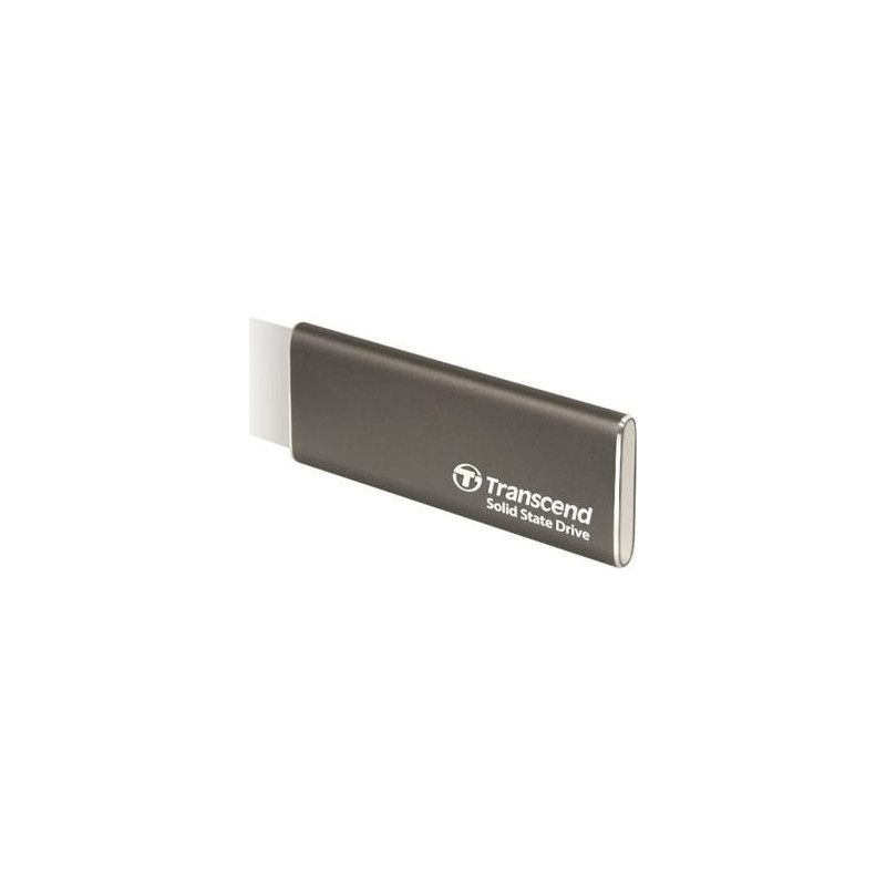 Transcend ESD265C - SSD - 500GB - extern (tragbar) (USB-C Steckverbinder) - 256-Bit-AES - Iron Gray (TS500GESD265C)