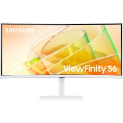 Samsung ViewFinity S6 LS34C650TAU Curved Monitor 34" UWQHD 3440x1440 100Hz HDR10 (LS34C650TAUXEN)