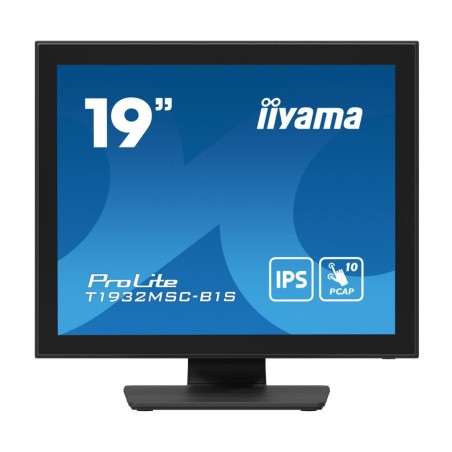 iiyama PROLITE T1932MSC-B1S, 48,3cm (19''), Projected Capacitive, 10 TP, Kit (USB), schwarz Touchmonitor, Bildschirmdiagonale: