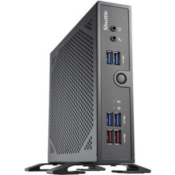 Shuttle XPC slim DS50U7 - Barebone - Slim-PC - 1 x Core i7 1355U / 1,7 GHz ULV - RAM 0GB - Intel Iris Xe Grafikkarte - 1GbE - S