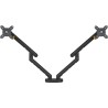BakkerElkhuizen BE Flexible Dual 88,9 cm (35") Schwarz Tisch/Bank (BNEBFDB)