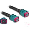 Delock Kabel HDMTD Z quad Buchse zu 1 m IP67 Schutzart (90342)