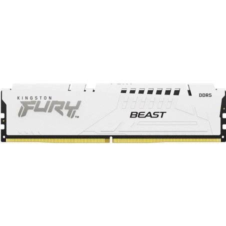 Kingston FURY Beast - DDR5 - Modul - 16GB - DIMM 288-PIN - 6000 MHz / PC5-48000 - CL30 - on-die ECC - weiß (KF560C30BWE-16)