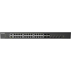 D-Link DXS 3410-32XY - Switch - L3 - managed - 24 x 10 Gigabit Ethernet + 4 x 10 Gigabit SFP+ + 4 x 25 Gigabit SFP28 - an Rack