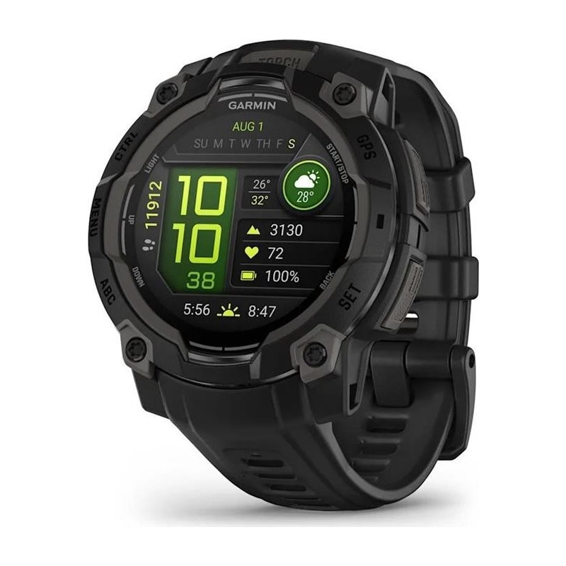Garmin Instinct 3 AMOLED 45mm Schwarz (010-02936-00)