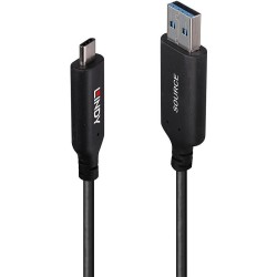 Lindy 50m USB 3.2 Gen 1 Typ A an C Hybridkabel (43397)