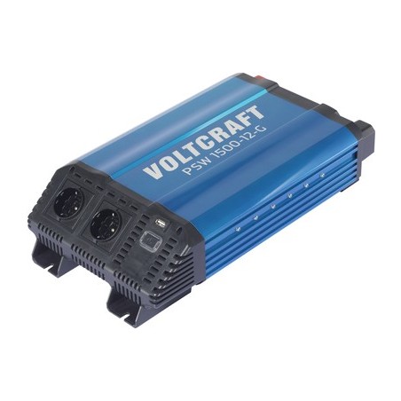 VOLTCRAFT Wechselrichter PSW 1500-12-G 1500 W 12 V/DC - 230 V/AC reine Sinuswelle (VC-14490405)