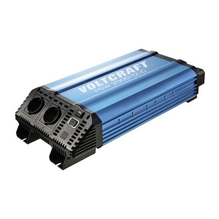 VOLTCRAFT Wechselrichter PSW 2000-12-G 2000 W 12 V/DC - 230 V/AC reine Sinuswelle (VC-14490410)