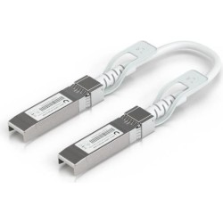 Ubiquiti Direct attach cable auto link 10G SFP+, 25G SFP28 interconnects UniFi devices. 0.15M, 10 pack (UACC-UPLINK-SFP28-0.15M