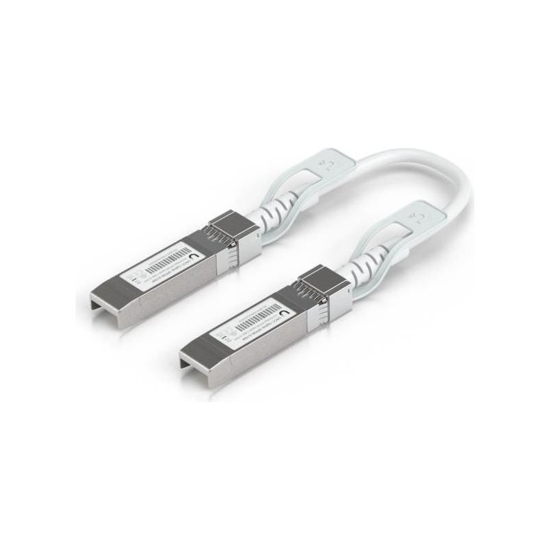 Ubiquiti Direct attach cable auto link 10G SFP+, 25G SFP28 interconnects UniFi devices. 0.15M, 10 pack (UACC-UPLINK-SFP28-0.15M