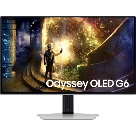 Samsung Odyssey OLED G6 G61SD, 27 Zoll Gaming Monitor, 240Hz, QD OLED, FreeSync Premium Pro Energieklasse G (LS27DG610SUXEN)