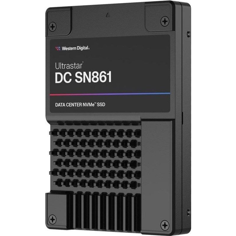WD Ultrastar DC SN861 WUS6BA176PSP9X3 - SSD - Datencenter - 7,68TB - intern - 2,5" (6,4 cm) - U.2 PCIe 5,0 x4 (NVMe) (0TS2527)