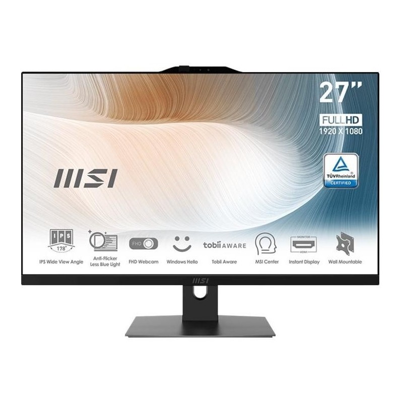MSI Modern AM272P 12M-1063AT All-in-One schwarz 27" 68.6cm FHD Display Intel Core - All-in-One mit Monitor - Core i5 (00AF8211-