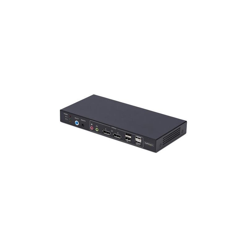 StarTech.com 2-Port Dual-Monitor DP KVM Switch w/Video Matrix, 4K 60Hz (P2ADD121D-KVM-SWITCH)