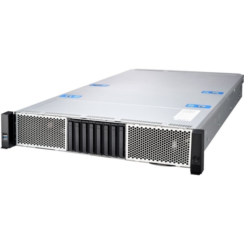 MITAC R2520G6U2XD - Server - Rack-Montage - 2U - zweiweg - keine CPU - SATA - Hot-Swap 6.4 cm (2.5") Schacht/Schächte - SSD - A