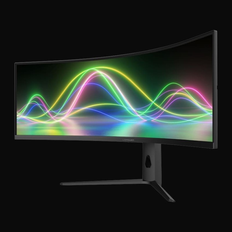 LC-Power 49" LC-M49QCK Curved VA+DP+2xHDMI - Flachbildschirm (TFT/LCD) - 124,5 cm Energieklasse F (LC-M49QCK)