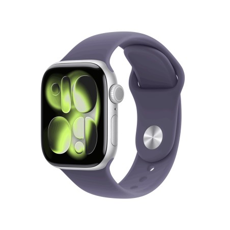 Apple Watch Series 11 GPS 42mm Silver Aluminium Case with Purple Fog Sport Band - M/L (MEU74ZR/A)