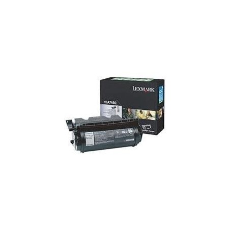 Lexmark Toner 12A7462 - Schwarz - Kapazität: 21.000 Seiten (12A7462)