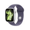 Apple Watch Series 11 GPS + Cellular 42mm Silver Aluminium Case with Purple Fog Sport Band - M/L (MF8J4ZR/A)