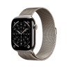 Apple Watch Series 11 GPS + Cellular 46mm Natural Titanium Case with Natural Milanese Loop - M/L (MFD04ZR/A)