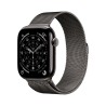 Apple Watch Series 11 GPS + Cellular 46mm Slate Titanium Case with Slate Milanese Loop - S/M (MFD34ZR/A)