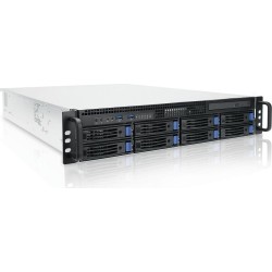 Ernitec 2U 8 Bay Server - Xeon 6357P, 2x1GbE, IPMI, TPM, 2x800W, WinServ 2025 STD (SR-2X58R-HW-WS)