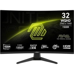 MSI MAG 321CQFDE E18 - LED-Monitor - gebogen - 81.3 cm (32") (31.5" sichtbar) - 2560 x 1440 WQHD @ 180 Hz - Rapid VA - 300 cd/m