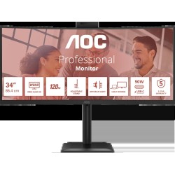AOC CU34E4CW LED-Monitor 86.4 cm (34") gebogen - USB (CU34E4CW)