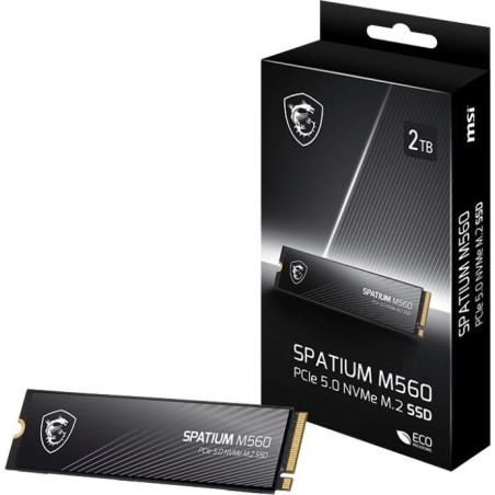 MSI Spatium M560 PCIE 5.0 NVME M.2 2 TB PCI Express 5.0 3D NAND (S78-440Q940-P83)
