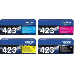 Brother Original TN423 Toner 4er Multipack cyan magenta gelb schwarz - Original - Tonereinheit (OPTN423set)