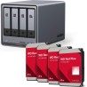 Ugreen NASync DXP4800 Plus + Western Digital Festplatte 16 TB (4 x 4 TB) (35261& 4x WD40EFPX)