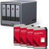 Ugreen NASync DXP4800 Plus+ Western Digital Festplatte 4 x (35261& 4x WD80EFPX)