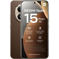 Xiaomi Redmi Note 15 Pro+ 5G Smartphone 256GB 8GB RAM 200MP Mocha Brown
