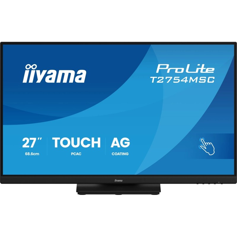 iiyama ProLite T2754MSC-B2AG LED-Monitor 68,6 cm (27") Full HD HDMI/VGA/USB Schwarz (T2754MSC-B2AG)