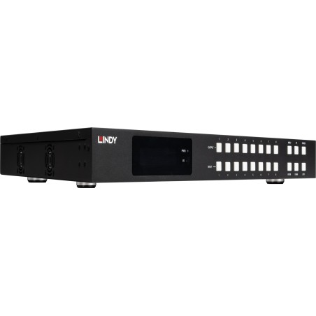 LINDY 8x8 HDMI 4K60 Seamless Multi-View Matrix mit Video Wall Scaling (38434)