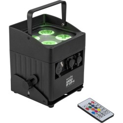 EUROLITE AKKU IP UP-4 QCL Spot QuickDMX MK2 IP65 Akku-Uplight RGBW 8