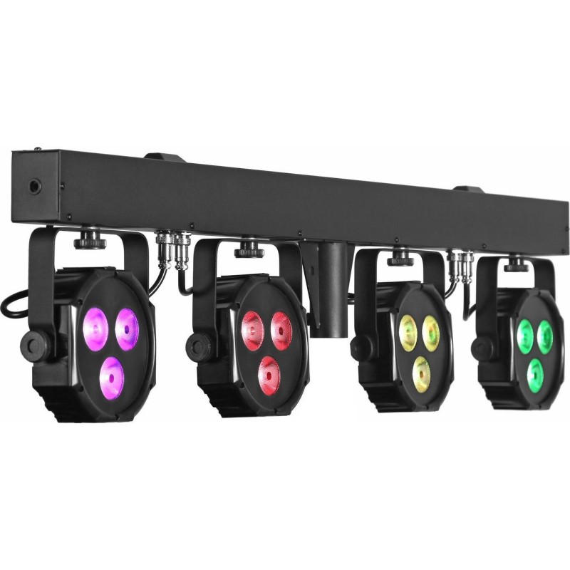 EUROLITE LED KLS-402 Kompakt-Lichtset AIR 4x RGB/WW Spots AirW Wireless
