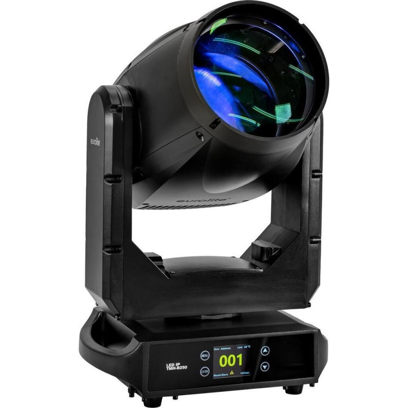 EUROLITE LED IP TMH-B250 Moving-Head Beam IP65 250W COB Schwarz