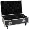 ROADINGER Flightcase PRO 4x LED BAR-8 SWING mit Rollen schwarz max. 50 kg