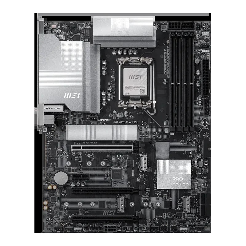 MSI PRO Z890-P WiFi 6E Mainboard Z890 LGA1851 ATX DDR5 bis 256 GB