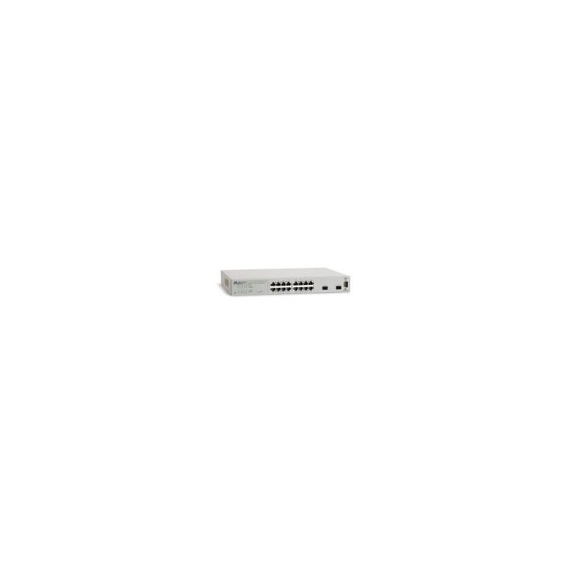 Allied Telesis AT GS950/16 WebSmart Switch - Switch - verwaltet - 16 x 10/100/1000 + 2 x SFP - Desktop