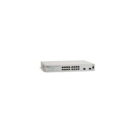 Allied Telesis AT GS950/16 WebSmart Switch - Switch - verwaltet - 16 x 10/100/1000 + 2 x SFP - Desktop