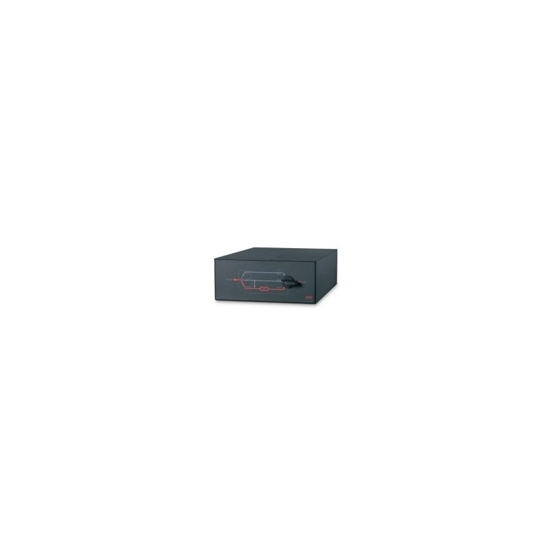 APC Single Phase Service Bypass für 230V Smart-UPS RT 3000/5000VA, 7500-10000VA, schwarz, 4U, Rack/To (SBP10KRMI4U)