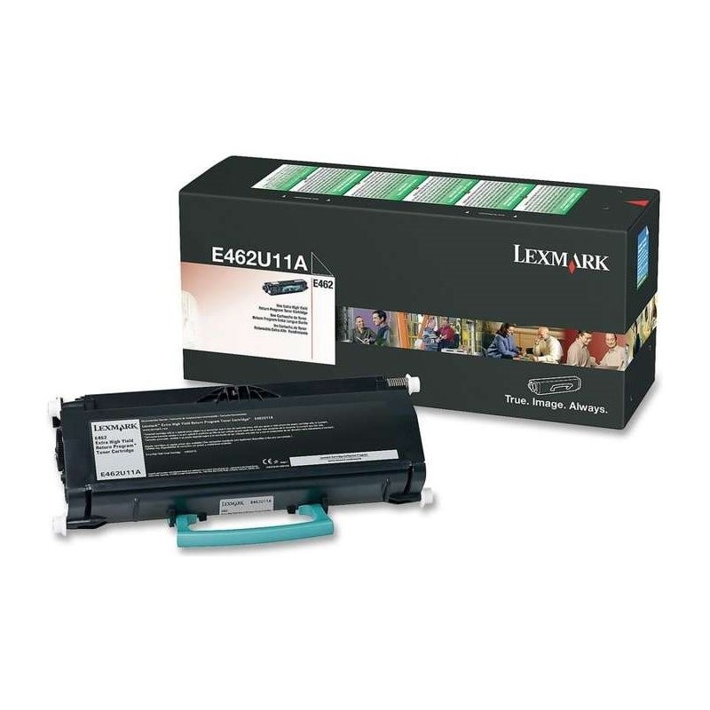 Lexmark - Tonerpatrone - Besonders hohe Ergiebigkeit - 1 x Schwarz - 18000 Seiten - LRP / LCCP (E462U11E)