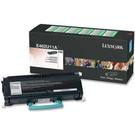 Lexmark - Tonerpatrone - Besonders hohe Ergiebigkeit - 1 x Schwarz - 18000 Seiten - LRP / LCCP (E462U11E)