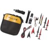 Fluke TLK289 Sicherheits-Messleitungs-Set Abgreifklemmen, Stecker 4 mm, Prüfspitze Stecker 4 mm Rot, Schwarz 1 St. (3092521)