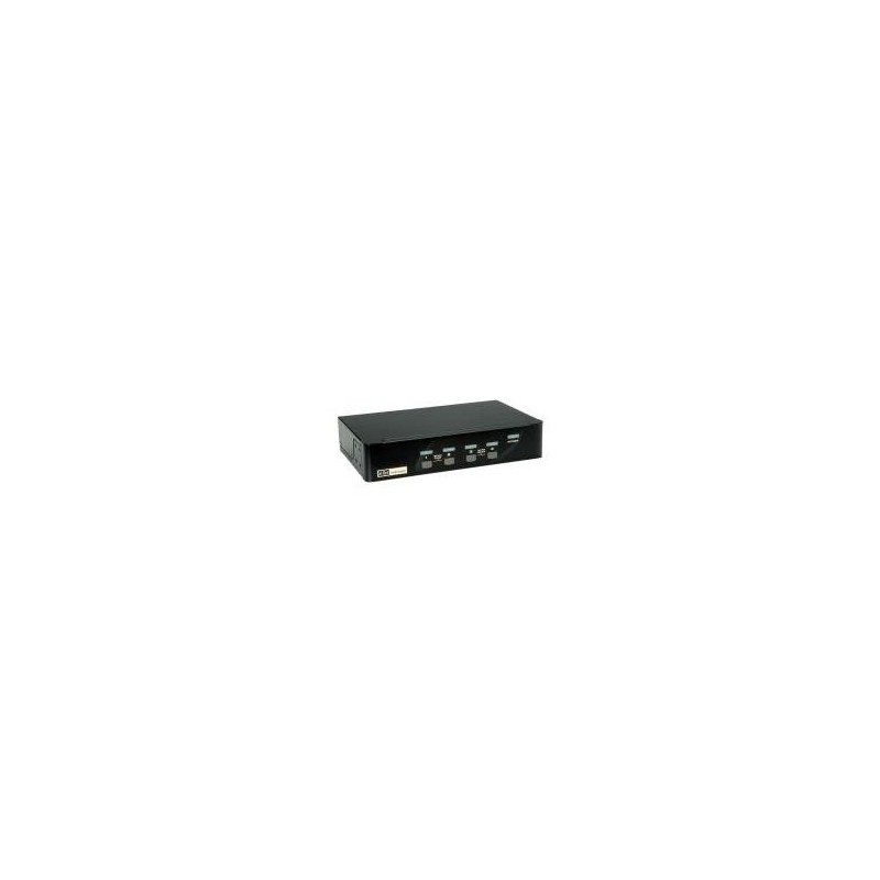 ROLINE KVM Switch,DP,USB,4 Ports,schwarz (14.01.3329)