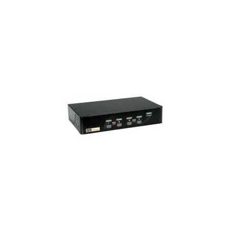 ROLINE KVM Switch,DP,USB,4 Ports,schwarz (14.01.3329)