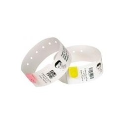 Zebra Z-Band Direct Adult Size - Polypropylen-Klebearmbänder - 25,4 x 279,4 mm 175 Stck. - für Zebra HC100 Patient I.D. Solutio