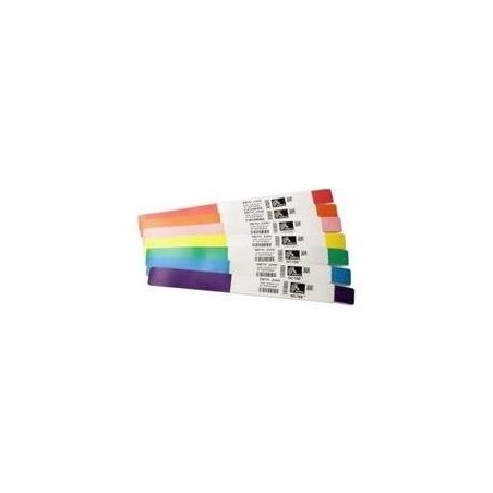 Zebra Z-Band Direct Pediatric - Polypropylen-Klebearmbänder - 25,4 x 177,8 mm 250 Stck. - für Zebra HC100 Patient I.D. Solution